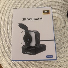 2K Webcam Quad HD 2K Resolution USB Clip-On Camera DS042K Black White Video picture