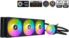 SAMA L60 BK CPU Liquid Cooler, AIO Cooler 360mm 4pin PWM Quiet Fans Black picture