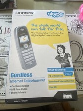 Linksys CIT200 Cordless Internet Telephony Phone Kit Supports SKYPE picture