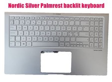 Nordic Silver Palmrest backlit keyboard for Asus UX533F UX533FD UX533FN picture