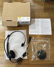 Jabra GN2000 Mono Noise Canceling IP Gray Headband Headset w/ Box & Foam Mic picture