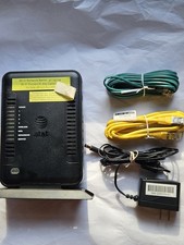Netgear AT&T ADSL2+ WiFi Router Modem B90 4-Port Ethernet w/ Cables & AC Adapter picture