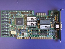 ISA Video Card, Tseng Labs ET4000AX, 1MB (2 the Max) Vintage, Working picture