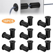 16PCS Wall Cable Grommets for Starlink 3/4 Inch Split Pass Through Bushing Black picture