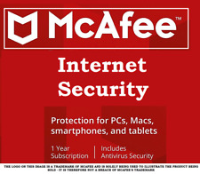McAfee Internet Security 2023 Ten Devices 1 Year Antivirus Genuine License picture