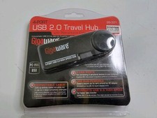 USB 2.0 Travel Hub 4-Port Gigaware USB Plug Old Stock RadioShack Equipment picture