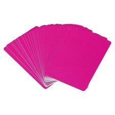 30 Pcs Blank Cards Inkjet Plastic ID Card CR80 30 MIL Glossy Pink picture