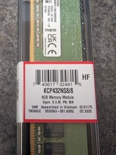 Kingston 8GB DDR4 SDRAM Memory Module (KCP432NS8/8) - Sealed picture