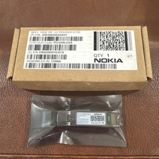 Alcatel-Lucent NOKIA  3HE04824AAAA01 SFP+ 10GE SR-LC ROHS6/6 0/70C TRANSCEIVER picture