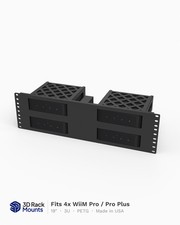 4x WiiM Pro / Pro Plus Rack Mount - 19