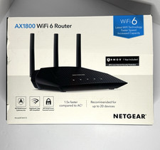 NETGEAR AX1800 WiFi 6 Dual-Band Router RAX10-100NAS, 4-Port Gigabit picture