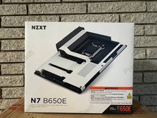 NZXT N7 B650E AMD AM5 ATX Motherboard WiFi Bluetooth DDR5 PCIe 5.0 White - NEW picture