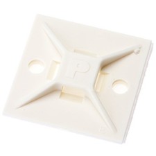 PANDUIT mount base with rubber adhesive tape, white, 500 pieces picture