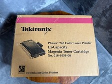Tektronix Phaser 740 Color Laser Printer Hi Capacity Magenta Toner Cartridge picture