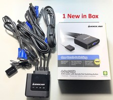 Two (2) Pack IOGEAR GCS24U 4-Port USB KVM Switch Box USB VGA Remote Port Switch picture