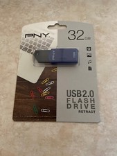 PNY USB 2.0 FLASH DRIVE RETRACT 32GB picture