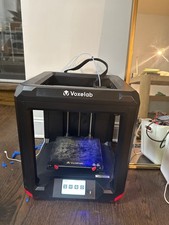 Voxelab  Aries 3-D printer only 176 hours barely used black with red corners picture