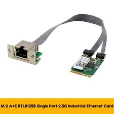 M.2 A+E KEY 2.5G Ethernet LAN Card RTL8125B Industrial Control  Card PCI4197 picture