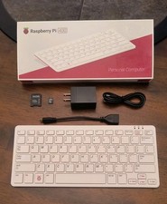 Raspberry Pi 400 4GB RAM Computer w/ Power Supply & 32GB MicroSD microHDMI cable picture