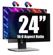 New- Jeeetintx Magnetic Computer Privacy Screen Filter 24 Inch Frameless Monitor picture