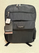 NWT Baggallini Everyday Laptop Backpack Black picture