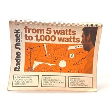 VTG 1974 Original Radio Shack From 5 Watts to 1000 Watts Ham Radio Book 62-2056 picture