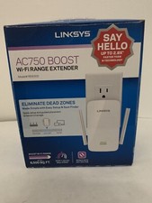 Linksys RE6300 AC750 BOOST Wi-Fi Range Extender New in Box w/Instructions LQQK picture