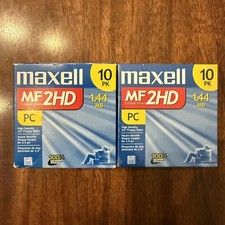 Maxell Diskettes MF2HD PC Formatted 1.44 MB 3.5