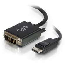 DisplayPort Male to DVI-D Single Link Male 2M Cable Premium 6Ft picture