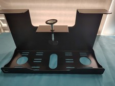 Clamp-On Steel Cable Management Tray Under Desk Heavy-Duty No Drill picture
