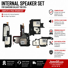 Samsung Galaxy Tab S10 Plus SM-X820 Internal Quad Speaker Set Full OEM Parts picture