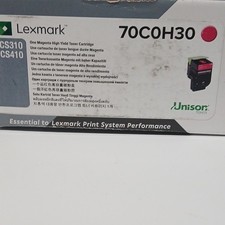 Genuine Lexmark 71C0H30 Magenta HY Toner - NEW SEALED picture