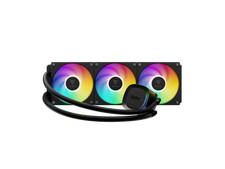 GAMDIAS Aura GLV2 360mm AIO Liquid CPU Cooler, Rotatable Performance 10-Pole picture