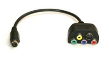 ATI GeForce MiniDin9 Component SVideo Adapter Cable 9PIN NVIDIA 6111017500G picture