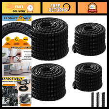 4 Pcs Spiral Cable Protector Wrap, 1/4