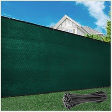 Commercial Grade 6' x 10' Green Privacy Screen - Instant Seclusion for Patios picture