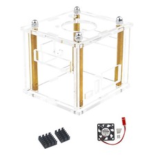 Acrylic Case Transparent Enclosure Clear Protective Cover For Orange Pi Zero 3 picture