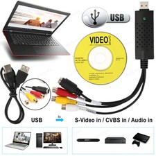 USB2.0 VHS To DVD Converter Audio Video Capture Kit Scart RCA Cable for Win10 picture