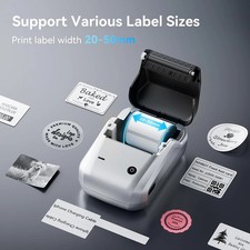 NIIMBOT B1 Wireless Bluetooth Thermal Label Printer 20-50mm for Home Business picture