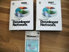Microsoft MSDN Developer Network software - 1996 and 1997 – Box Sets - CDs picture