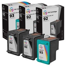 LD Replacement for HP HP 92 C9362WN & HP 93 C9361WN (2 Black & 1 Color) picture