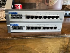 Lot 2 - HP ProCurve (J4097B) 8-Ports External Switch (1 power cord) picture