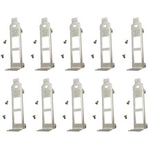 10Pcs Low Profile Short Bracket with Screws for Intel X540-T2 X550-T2 New picture