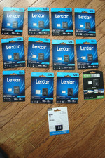 LOT OF 13 NEW SEALED LEXAR PNY & TEAMGROUP MICRO SD ADAPTER ONLY ( PLEASE READ ) picture