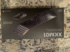 ProtoArc XKM01 Foldable Bluetooth Wireless Keyboard and Mouse, Portable, Black picture