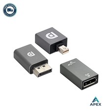 3pcs Mini DisplayPort 1.2 4K 60Hz to DP Adapter Male Female Ultra-HD UHD Video picture