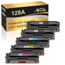 5 PK CE320A - CE323A 128A Color Toner Set For HP LaserJet Pro CM1415FNW CP1525NW picture