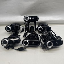 Lot of 6 Logitech QuickCam Pro 9000 Carl Zeiss 2MP Autofocus USB Webcams. #06 picture