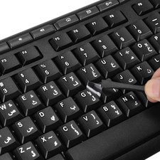 2PCS Arabic Keyboard Letter Stickers for Laptop Computer Desktop Keyboard picture