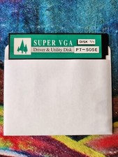 SUPER VGA - Driver & Utility Disk 1/1 - PT-505E | 5.25